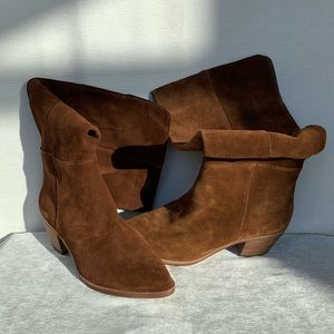 Steve Madden suede boots - Cognac- Brand new